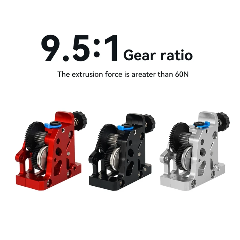 High-Performance Dual Gear Extruder with Hard Steel Reduction Gear & High-Speed Motor