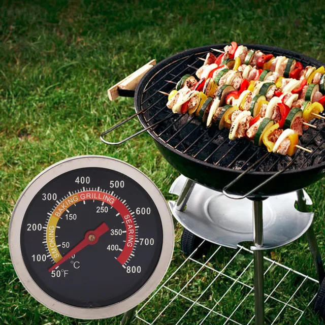 Termometro Da Forno In Acciaio Inox 0-1000°F - Alta Precisione, Per Cucina, BBQ, Industria - Foto 12