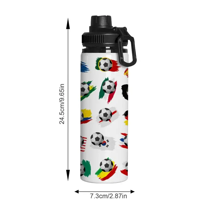 Soccer Water Bottle - Aluminum Water Bottle