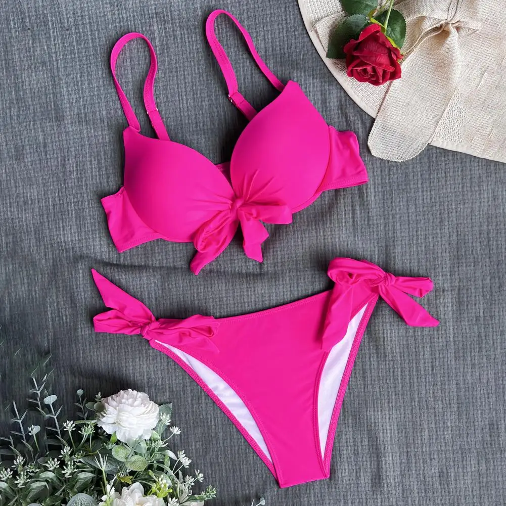Bianca® | Women'S Wrap Style Swimsuit Set Plain Colors main image 1