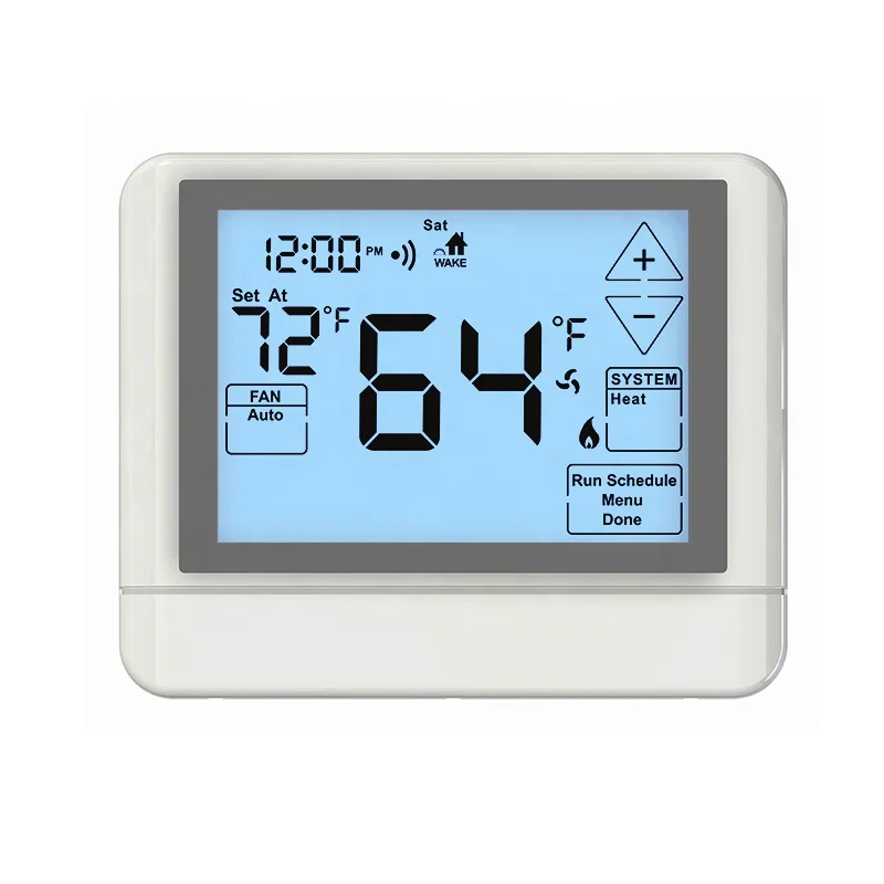 Weekly Programmable Digital Temperature Controller 24V Thermostat Floor Heating  Systems Cold Room Digital Thermostat - AliExpress