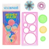 Spirograph Art Drawing Ruler Children DIY Handmade Painting Template Multifunctional Cartoon Color Developmental Toys Gifts TMZ 2