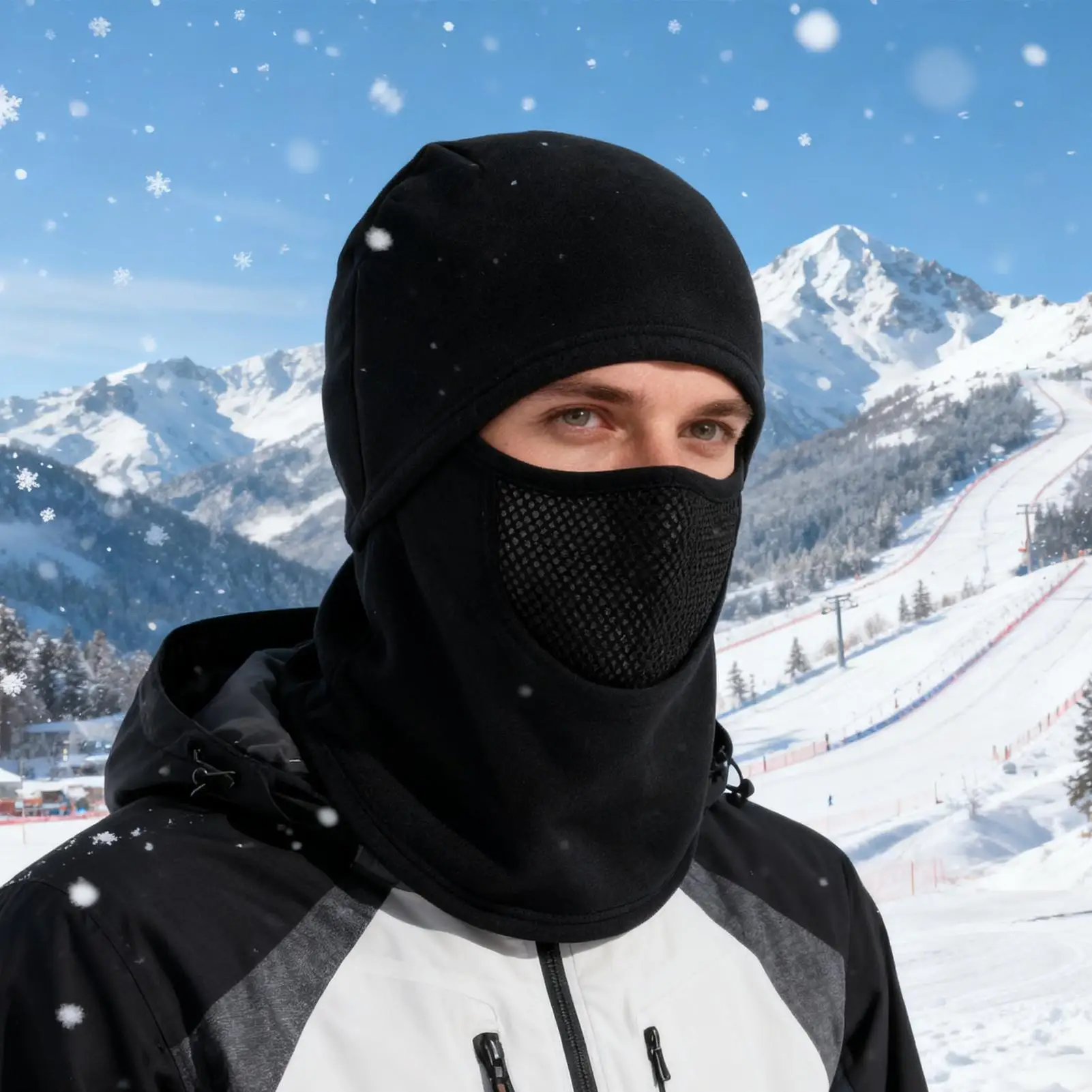 오토바이 얼굴 커버 오토바이 보온 용품 오토바이 목 보호 커버 라이더용 스쿠터 고속도로 주행 도시 통근용