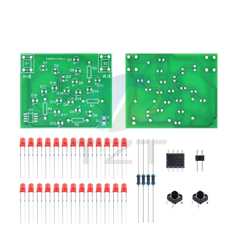1/2/5-teiliges DIY-Kit Elektronisches Windmühlen-Set DC 5V Lustiges DIY-Set zum Löten Elektronisches DIY-Kit – Detail 5