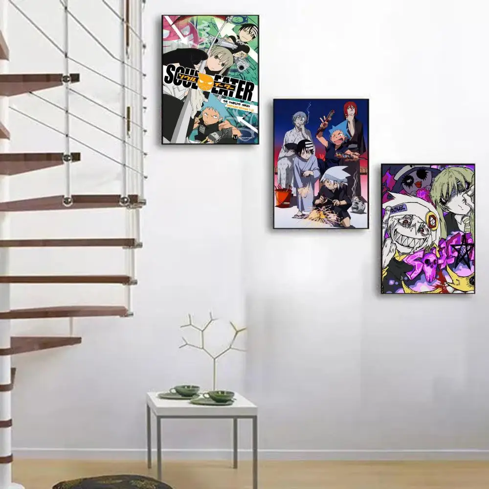 

Soul Eater Poster Good Quality Prints and Posters Vintage Room Home Bar Cafe Decor Aesthetic Art Wall Painting