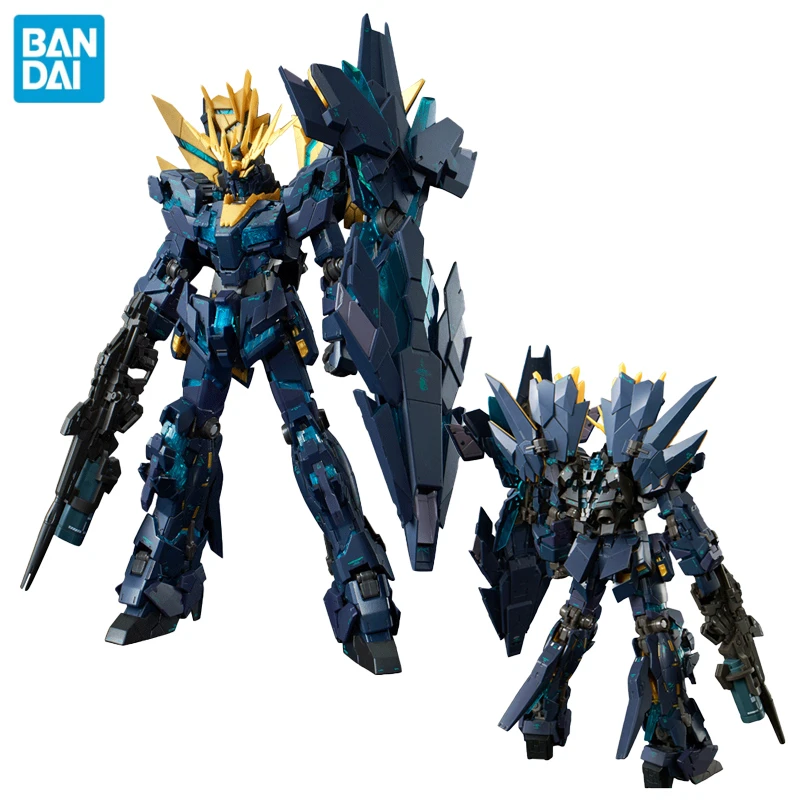 Original Bandai Gundam Anime Figure Pb Rg 1 144 Unicorn Gundam 02 Banshee Norn Final Battle Ver Gundam Assembly Model Aliexpress