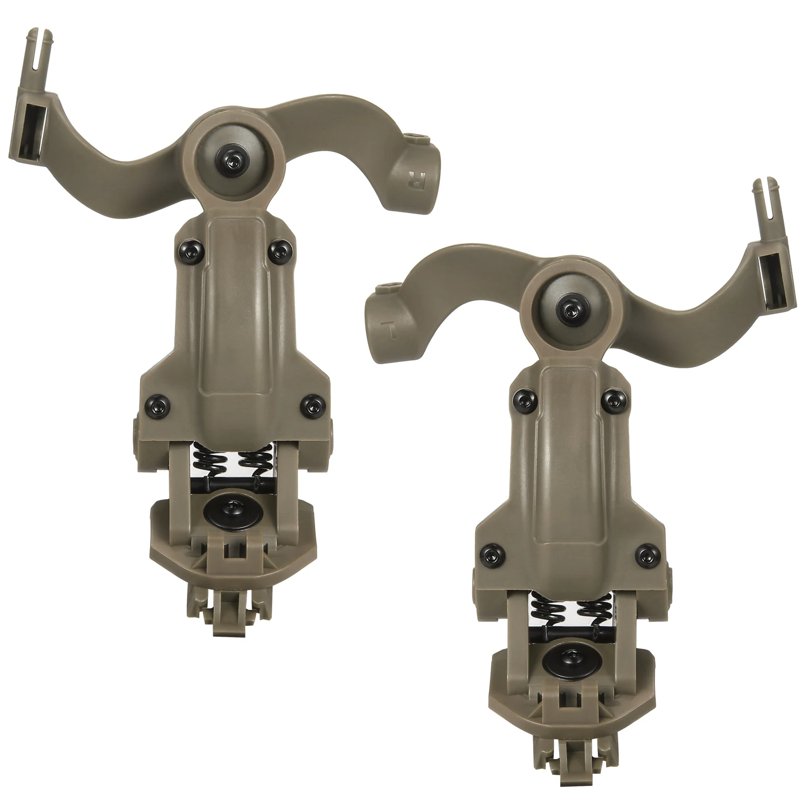 Tactical Headset Accessories OPS CORE ARC/Wendy M-LOK Fast Helmet Rail Mount Adapter Tactical Headset Bracket Hunting Airsoft Shooting Headphone Bracket