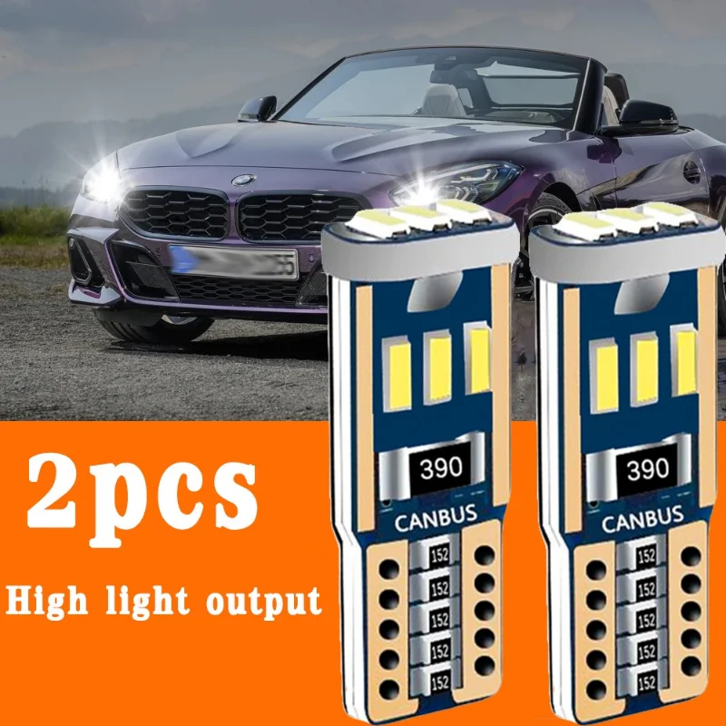 

T10 W5W LED Canbus High Power Car Clearance Wedge Side Light No Error Car Interior Light Dome Reading Lamps 12V 6000K