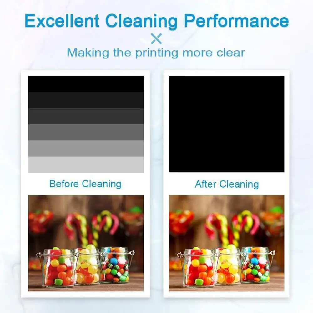 Description Picture 5 of item100ML Unblock Printer Head Nozzles Cleaning Solution Cleaning Liquid Kit For Epson Inkjet Printers Flush With Syringe All Tools