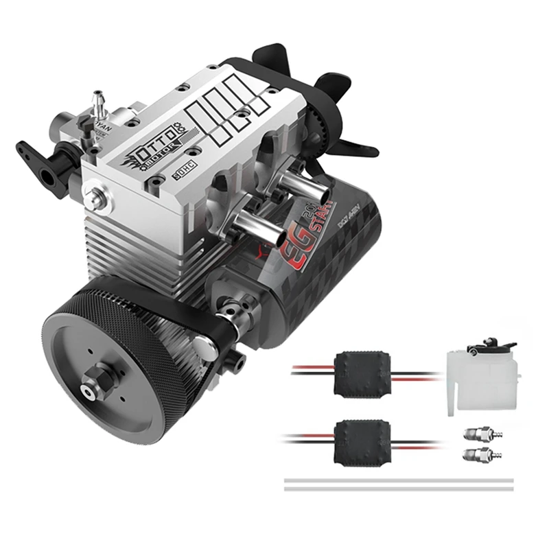 

TOYAN L200AC1-OT Engine+L200 Start Kit 4 Stroke Air Cooled Engine 7Cc 4000-16000Rpm Inline 2 Cylinder Engine Replacement Parts