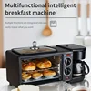 3-in-1 Breakfast Maker Home Mini Electric Oven Bread Maker,600ml Drip Coffee Machine,Non Stick Pan Fry Pan,Can Fry Grill Steak 1