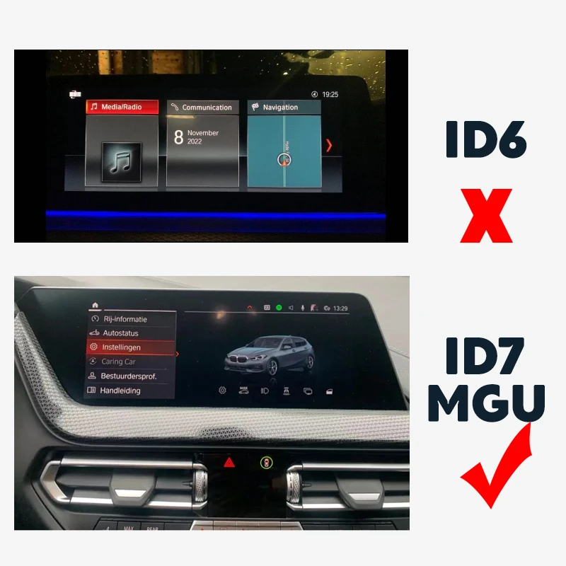 Car HD Reversing Decoder For bmw X3 G20 G21 G28 G38 G01 F44 MGU system ID7 meau Rear View 360 Camera interface module -