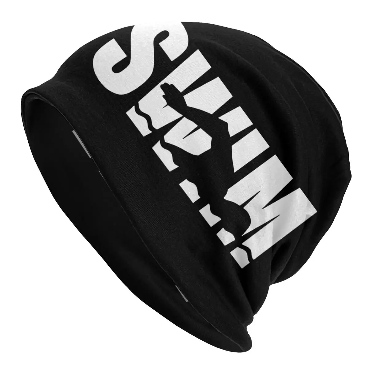 

Swim Swimming Water Sports Skullies Beanies Hats Hip Hop Autumn Winter Street Unisex Caps Adult Warm Dual-use Bonnet Knitted Hat