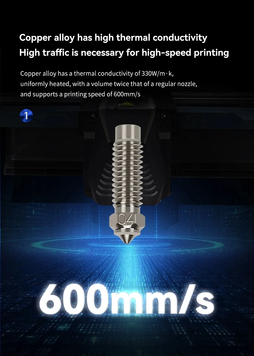 Elegoo Neptune 4 Plus 고속 황동 경화 강철 구리 도금 깍지, Neptune 4 Max 3D 프린터 깍지, 10PCs 깍지