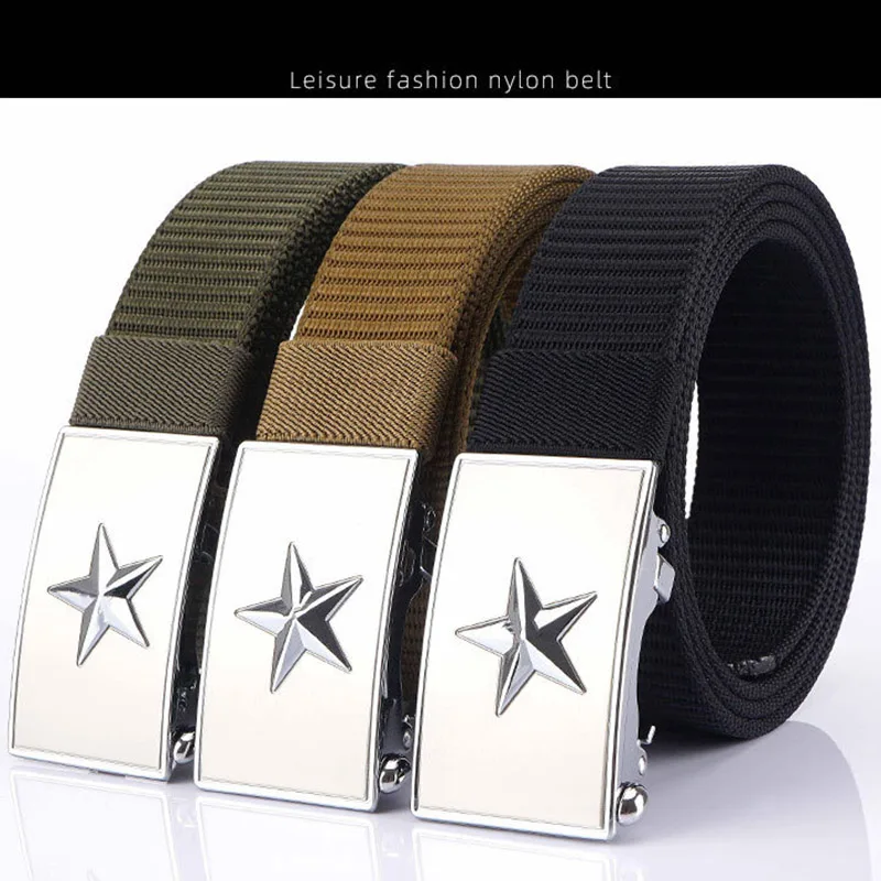 New Tactical Training Men's And Women's 1200D Nylon Belt 3.5cm Toothless Automatic Buckle Fire Fighting Office Equipment Belt new toothless automatic buckle nylon belt korean version high quality hunting casual pants belt for men women tactical training