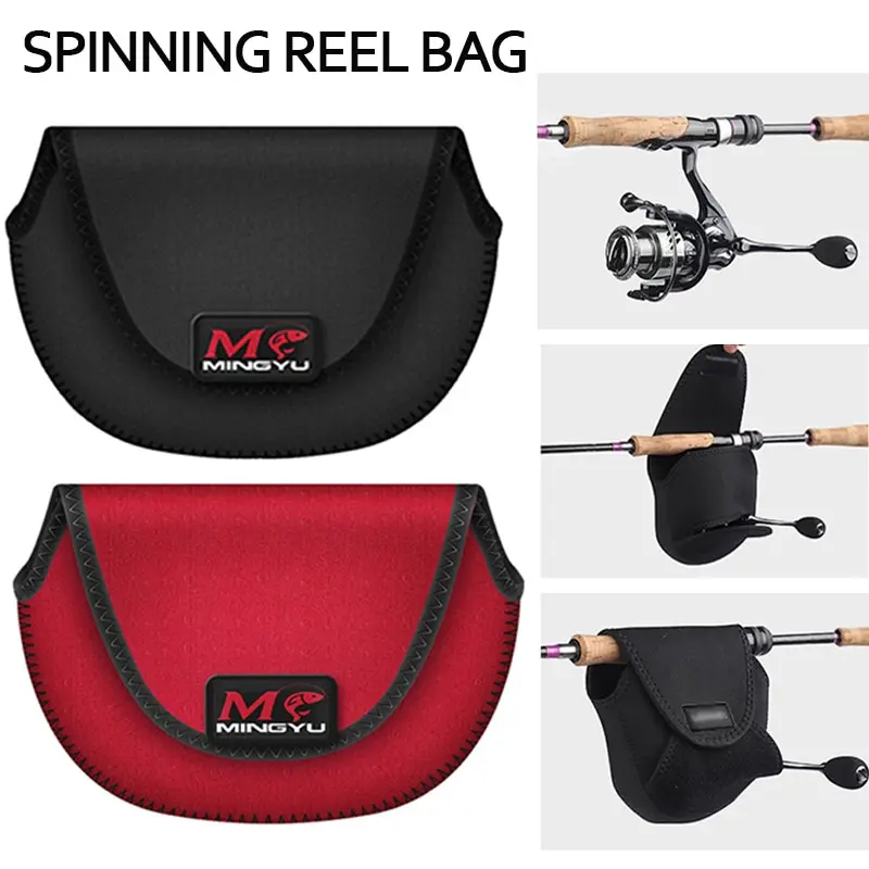 Portable Fishing Reel Pouch Bag Waterproof Protective Case Cover For