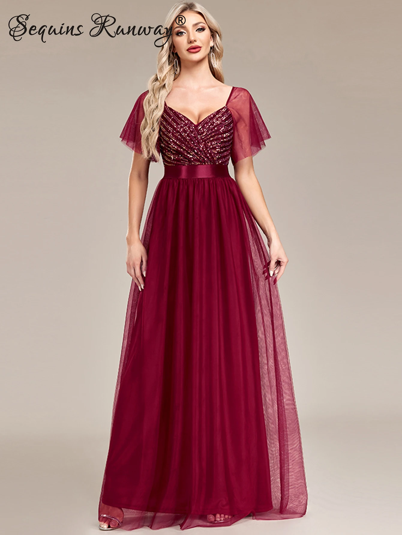 

Sexy elegant long party dresses for women 2024 mesh prom birthday evening dresses luxury woman maxi sequin summer dress vestidos