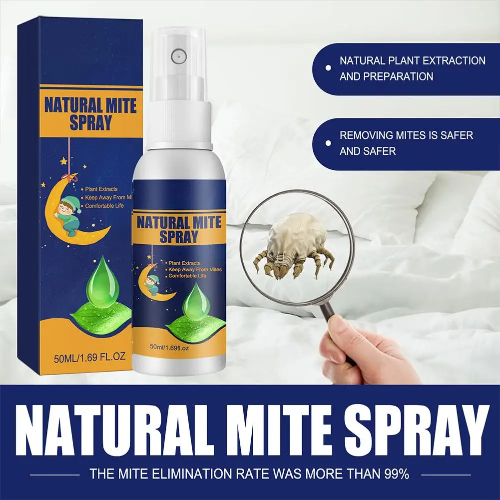 Dust Mite Killing Spray Removal Mite Indoor Clean Exterminating Bedbug Killer Removal Spray Pet Cleaner