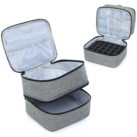 Sac de rangement pour vernis à ongles, 60/30 bouteilles, Kit de soins cosmétiques portables pour maquillage, Nail Art, outil de soins des ongles, sac d'huile essentielle, boîte de rangement 6