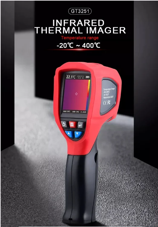 Handheld Professional Infrared Thermal Imaging Camera With Resolution