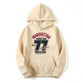 2025 هوديي مطبوع عصري؛ سويت شيرت رياضي عصري، كاجوال، مريح، فضفاض؛ قميص رياضي هوب عالي الجودة للجنسين 4