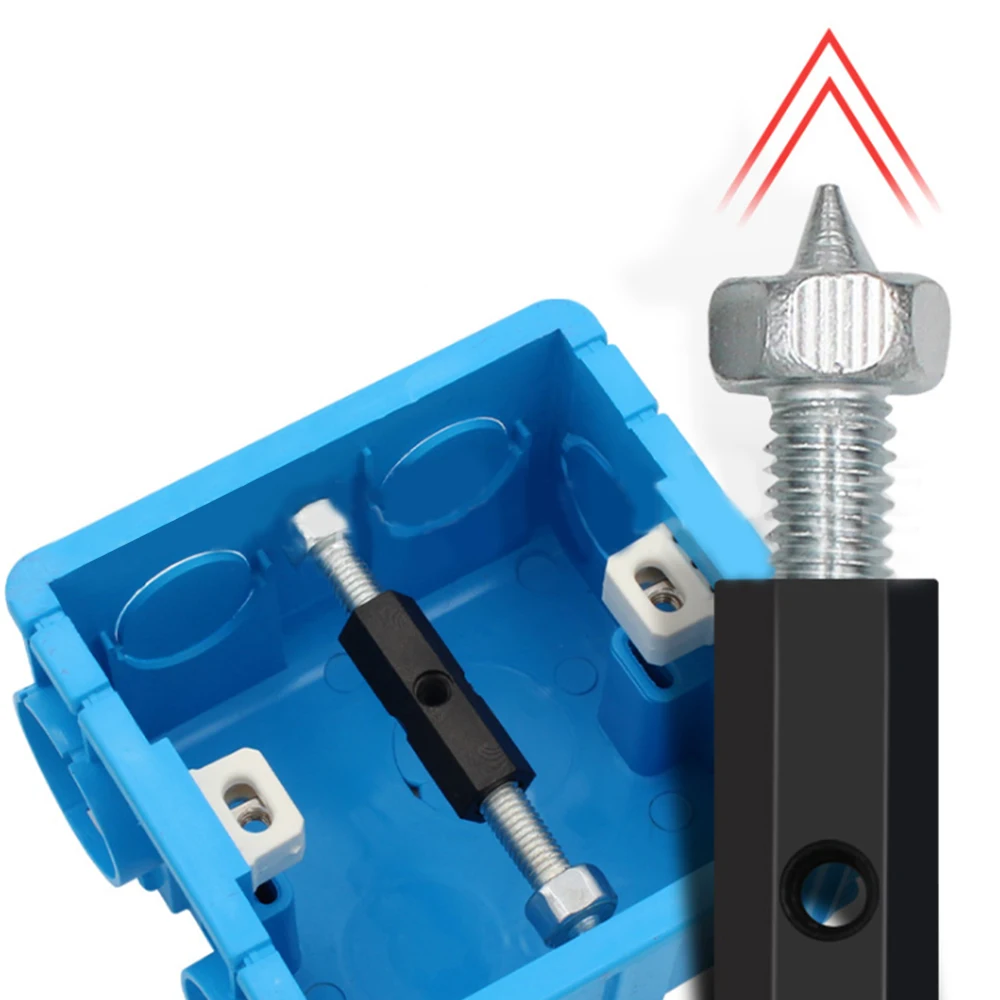 118/86 Type Switch Socket Cassette Screws Support Rod Wall Mount Switch Box Internal Repair Kit Stash Struts Repair Tools 10Pcs