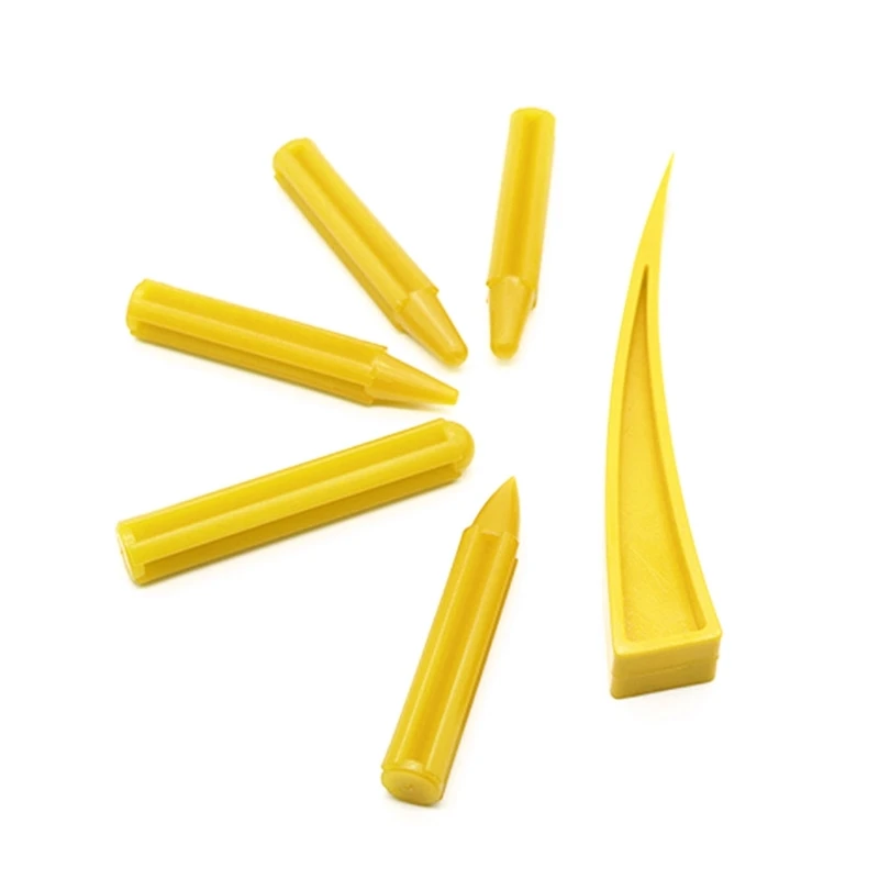 

6pcs Car Dent Repair Tools Tapper Hammer Flattening Pen Maintenance Paint Less