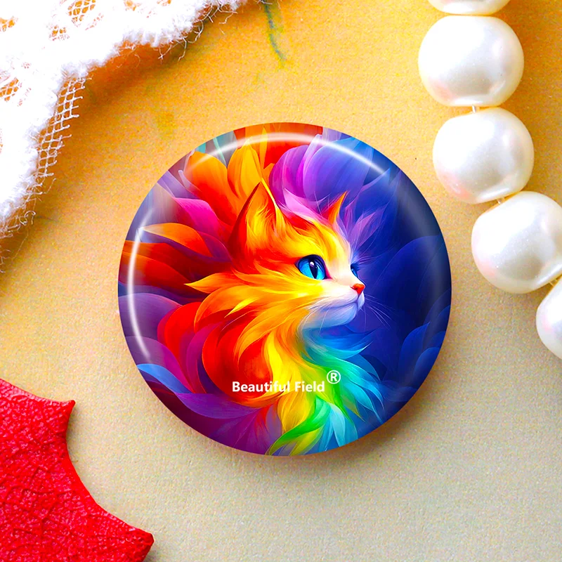 Handmade 8-50mm Glass Cabochon Set for DIY Jewelry and Pendent Crafting