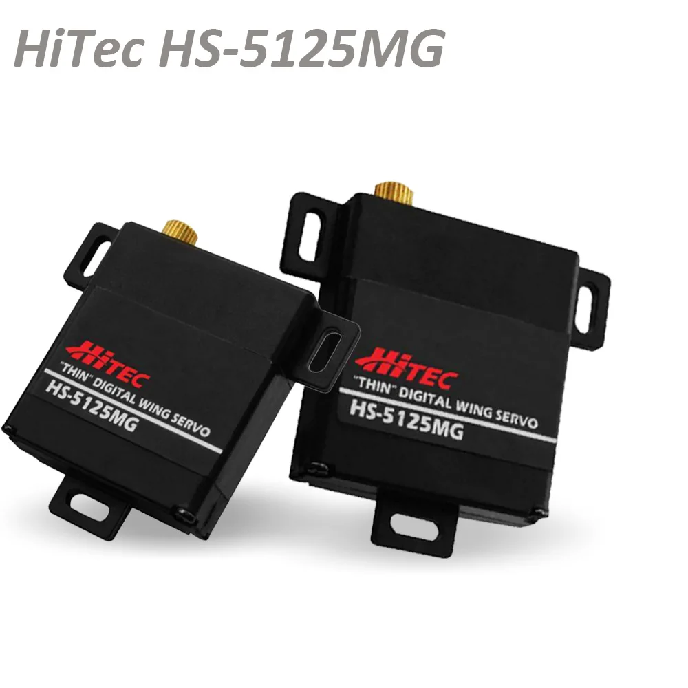 

HiTec HS-5125MG Slim Metal Gear Wing digital Servo 4.8V ~ 6.0V 3.5KG/24g for RC Airplane