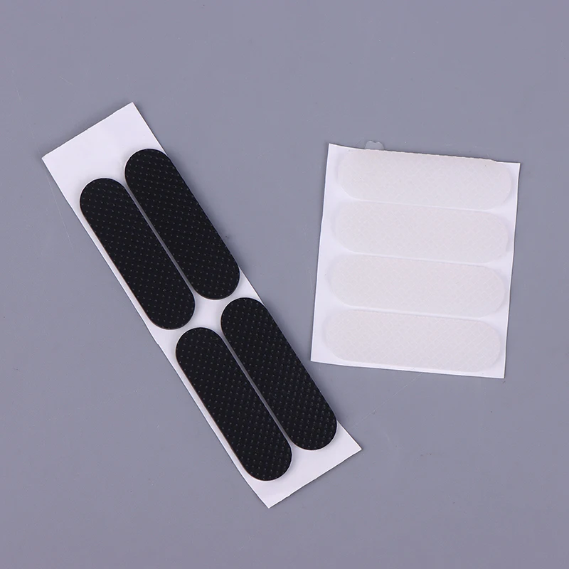 4PCS 블랙/화이트 고무 피트 두께 1.8mm 미끄럼 방지 자체 접착 실리콘 충격 방지 보호 패드 키보드 베이스 캐비닛용