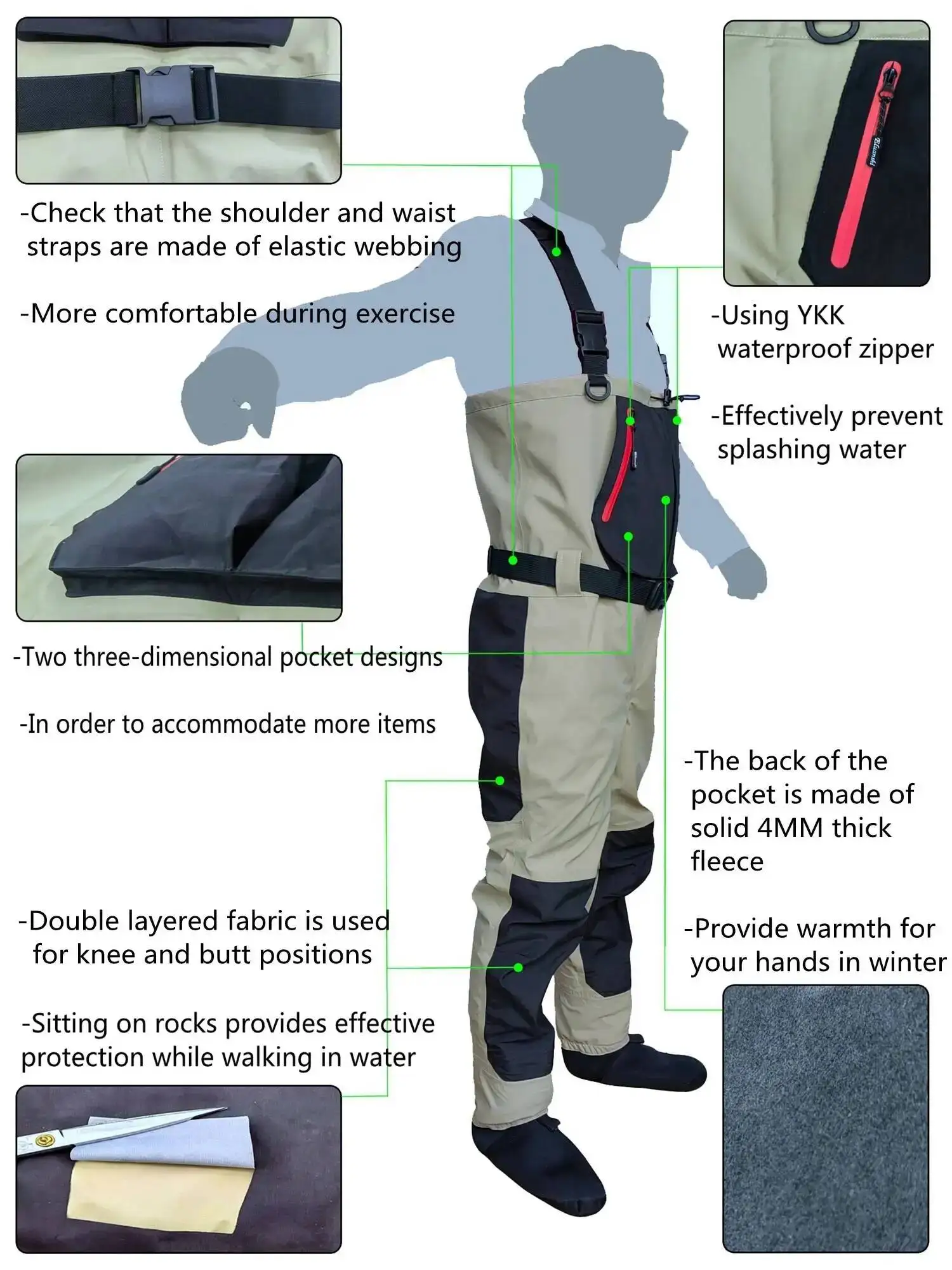 Neoprene Fishing Waders 5