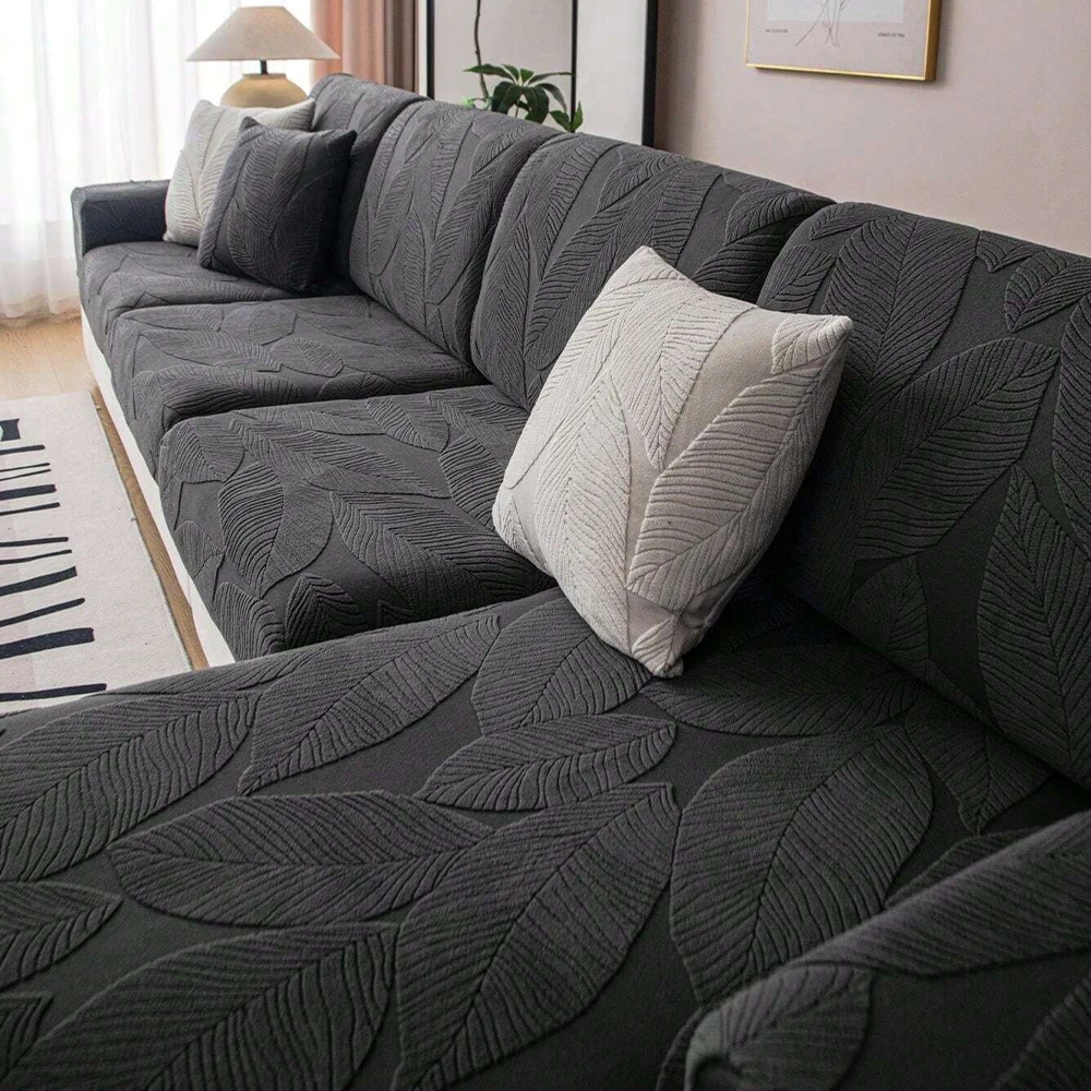 1pc New Waterproof Luxury Sofa Seat Cushion Covers Jacquard Fabric Sofa Covers for Living Room Soft Elastic Sofa Couch Covers 6