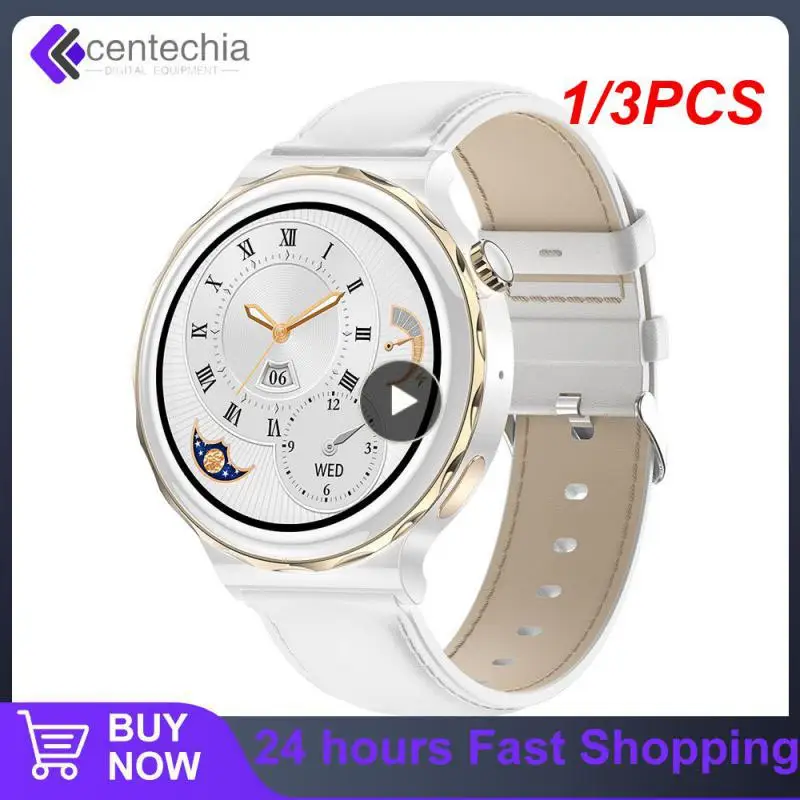 

1/3 шт. новые женские Смарт-часы GT3 с возможностью беспроводной зарядки, пользовательский циферблат, 1,36 дюйма, IP68, водонепроницаемые женские