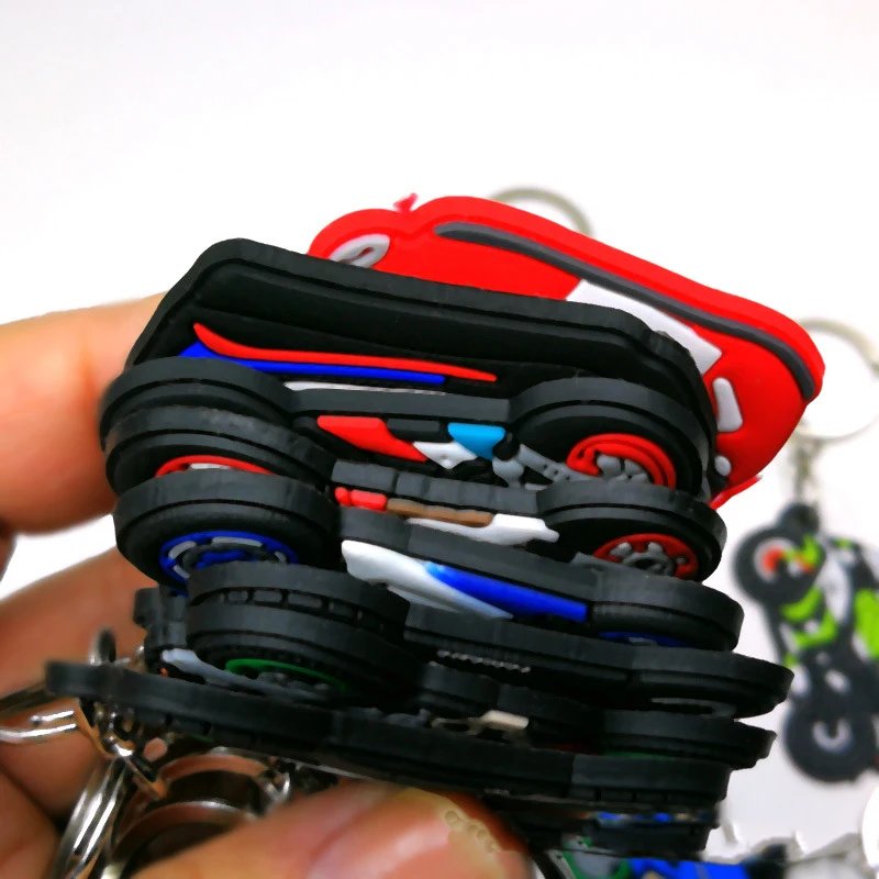 2025 neue Mode Schlüssel Ring Cartoon Motorrad Schlüsselbund Fit Frauen Männer Taschen Kreative Schlüssel Zubehör Anhänger Geschenke Großhandel – Detail 3