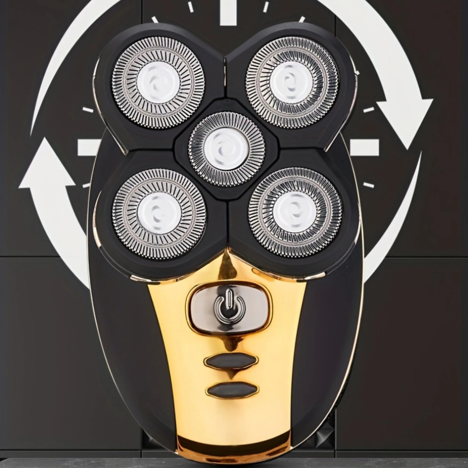 Floating Five-blade Head, Full Body Wash, Car , Power Safety , Shaved Head