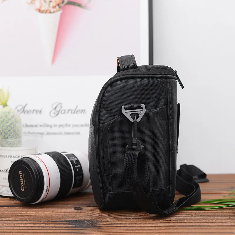 Borsa per Fotocamera SLR, Borsa per Fotocamera Digitale, Borsa per Attrezzatura Fotografica Impermeabile per Fotocamere Mirrorless Nikon e Canon - immagine 2