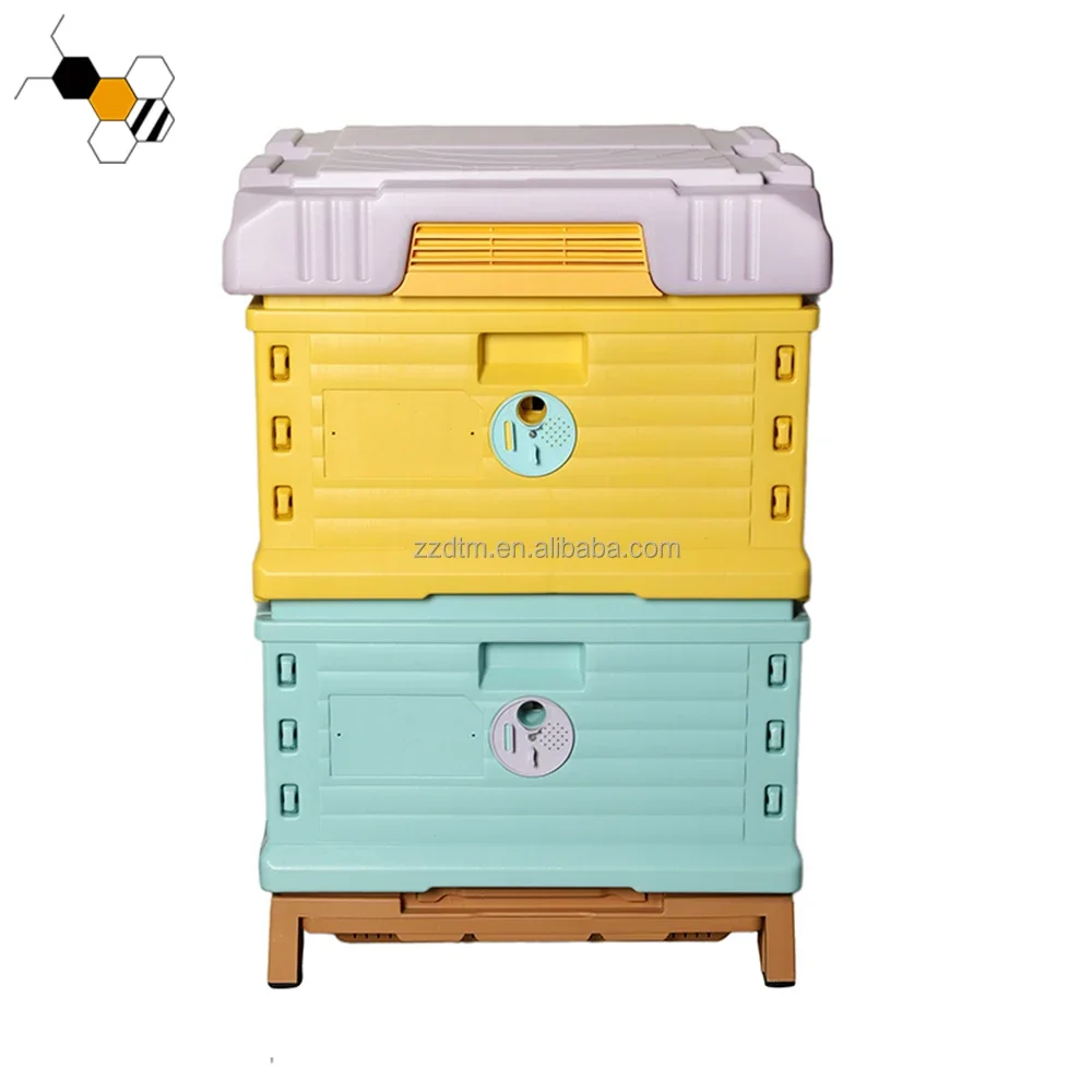 Plastic Bee Hives Double Layers Langstroth Beehive Plastic Langstroth Hive
