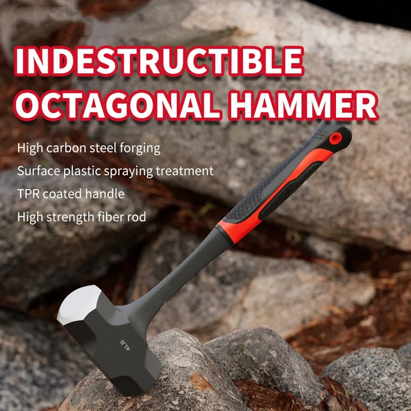 Industrial-grade Strong One-piece Molded Hammer Professional-grade Non-slip Handle Made of High-carbon Steel manual tools
