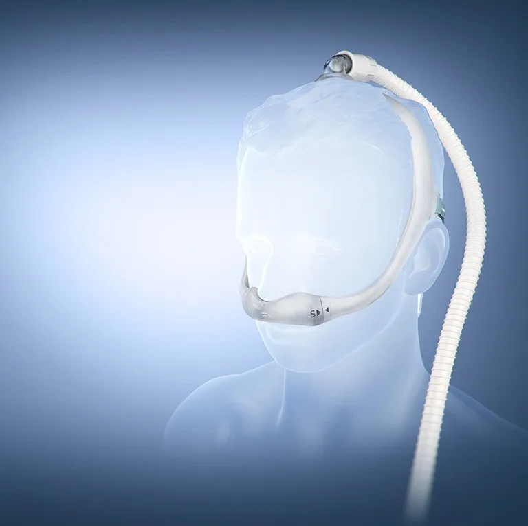 Original Respironics Dreamwear Nasal Pillow mask For CPAP Extension Tube Headband pads S/M/SW/MW