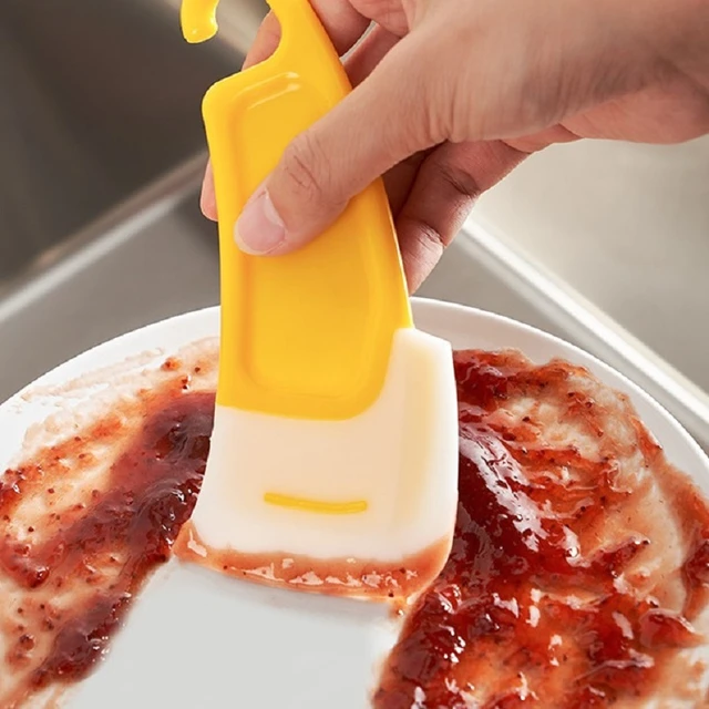 1pc Pan Scraper, Dish Scraper Tool Food Scraper, Polycarbonate Plastic Pan  Pot Scraper, Iron Skillet Scraper Scrubber For Cleaning Kitchen Scrapper