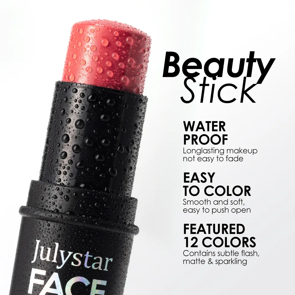 Multifunctional Grooming Stick Four Pack Highlight Brightening Contour Retouching Natural Matte Blush Stick Facial Makeup