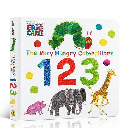 

MiluMilu The Very Hungry Caterpillar‘s 123 Original English Picture Hardcover Book For Kids