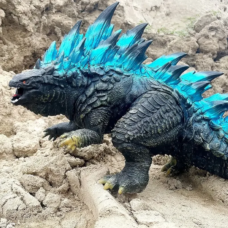 ゴジラモンスターモデルアクションフィギュア、ブルーバック