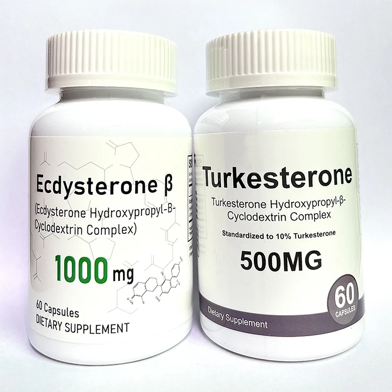 Ecdysterone & Turkesterone Capsules 2 Bottles 120 Pills
