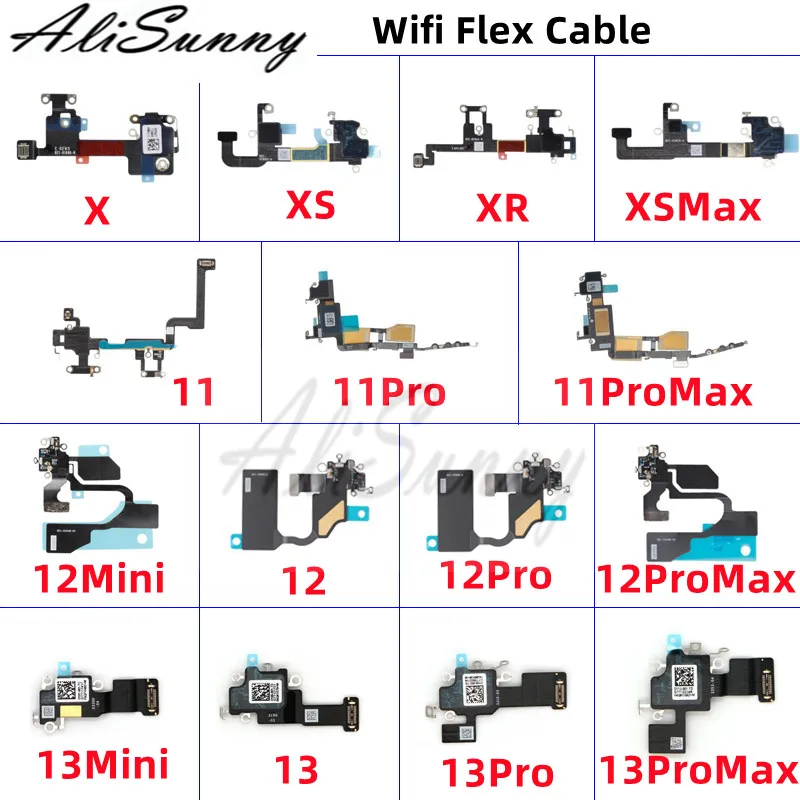 AliSunny 1pcs WiFi 안테나 신호 플렉스 케이블 iPone 13 12 11 ..