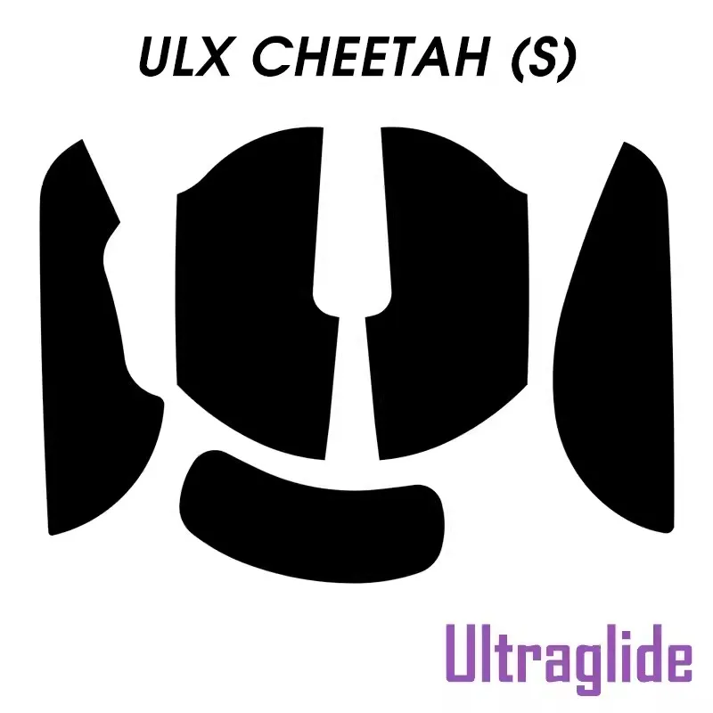 Ultraglide Mouse Anti-Slip Sticker Set - Non-Slip, Anti-Sweat, Ultrathin Snowflake Design