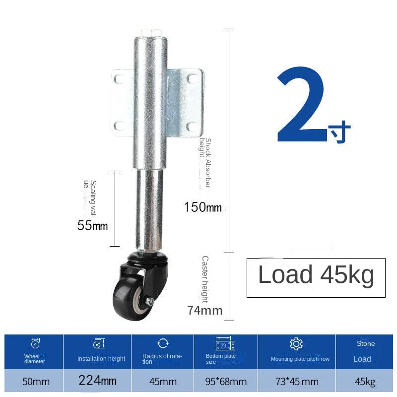 mola carregada rodizio giratorio para porta pu 01