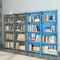 Bibliothèque simple à assemblage facile pour enfants, meubles de maison T1, étagère à livres, supports de Psychde rangement, peut être déplacée, débris 5