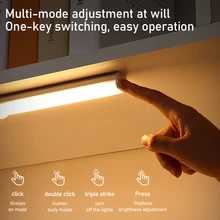 

LED Night Light Motion Sensor Wireless USB Rechargeable USB Rechargea Night lamp For Kitchen Cabinet Wardrobe Lamp