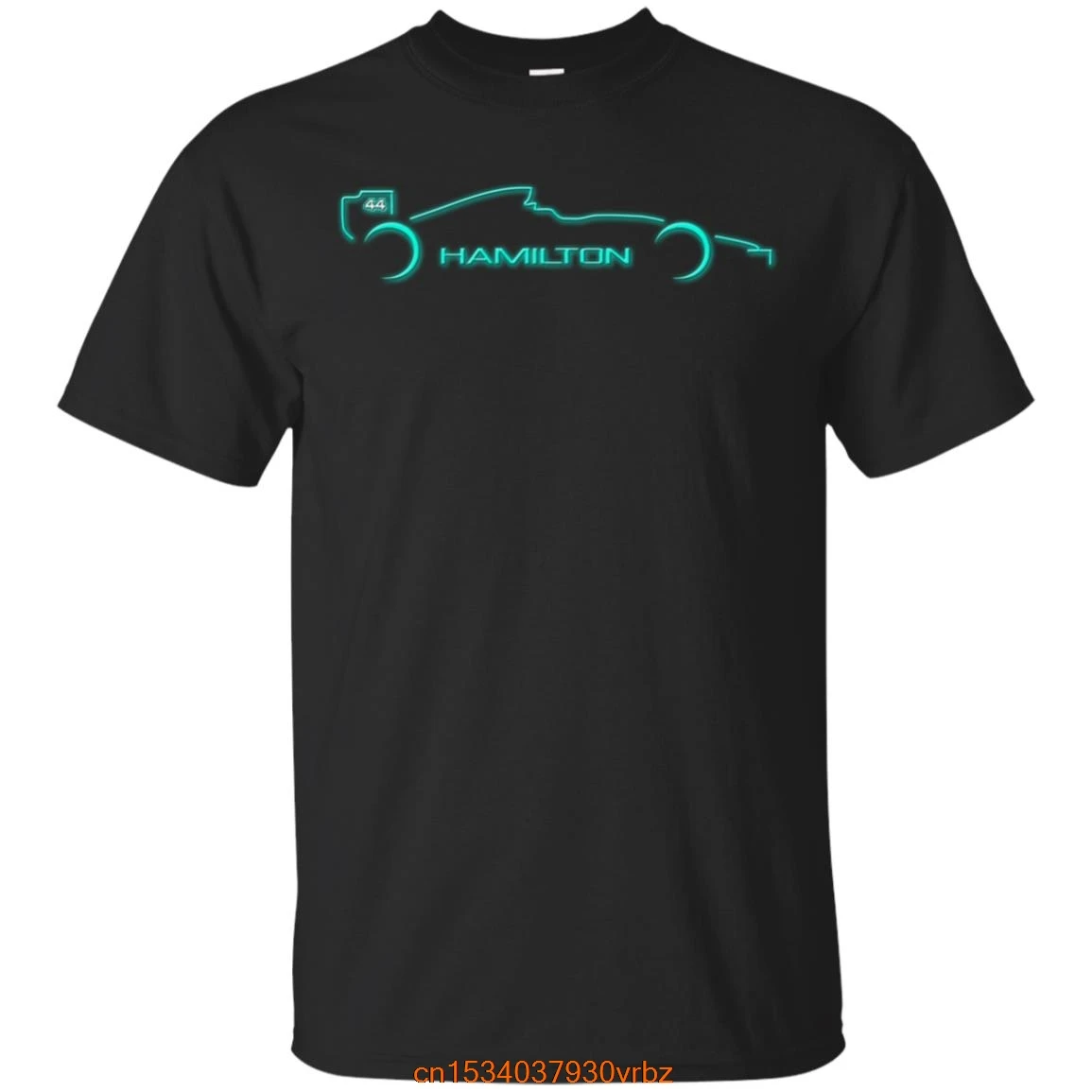 T-Shirt Lewis Hamilton 4 Time World Champion F1 Logo Black-Navy Short Men-T-Shirt Da Corsa Unisex Taglia S-4Xl